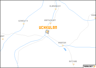 map of Uchkulan