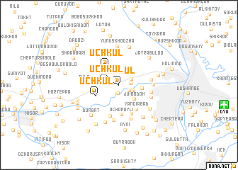 map of Uchkulʼ