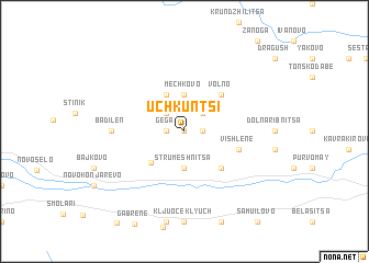 map of Uchkuntsi