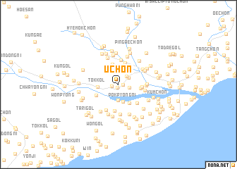 map of U-ch\