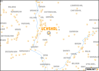 map of Ūch Shāl