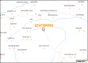 map of Ūch Tappeh