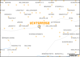 map of Uchtspringe