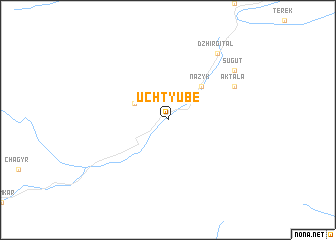 map of Uch-Tyube
