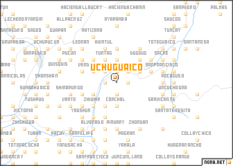 map of Uchuguaico