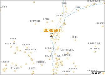 map of Uchusht