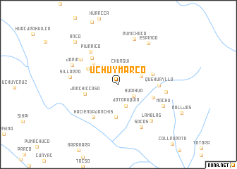 map of Uchuy Marco