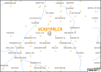 map of Uchuypalca