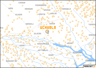 map of Uchwāla