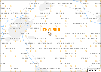 map of Uchylsko