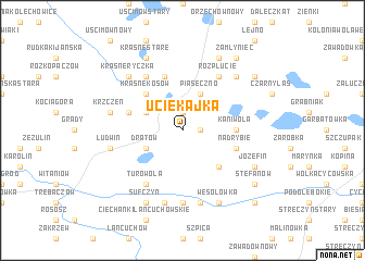 map of Uciekajka