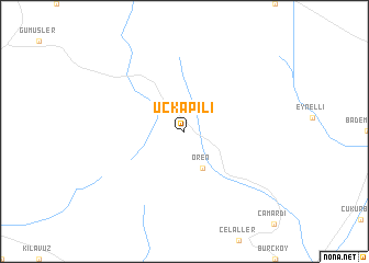 map of Üçkapılı