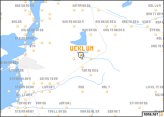 map of Ucklum