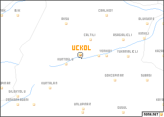 map of Üçkol