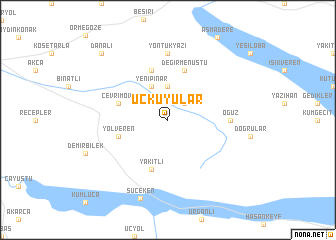 map of Üçkuyular