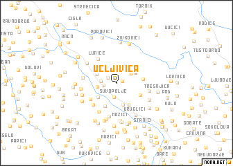 map of Učljivica