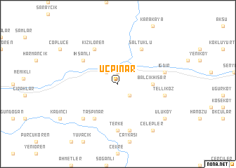 map of Üçpınar