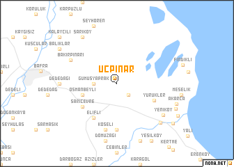 map of Üçpınar