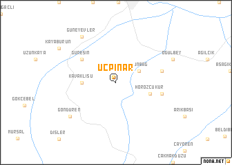 map of Üçpınar