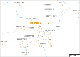 map of Ucrucancha