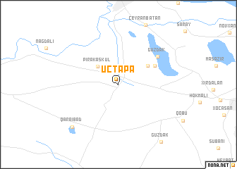 map of Üçtǝpǝ