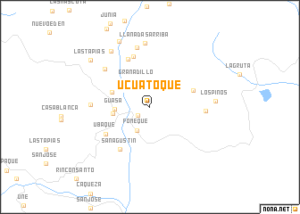 map of Ucuatoque