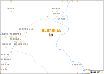 map of Ucumares