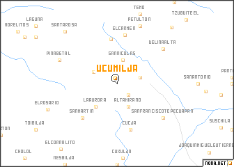 map of Ucumilja
