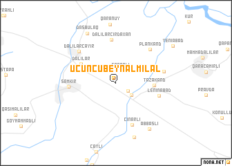 map of Üçüncü Beynǝlmilǝl