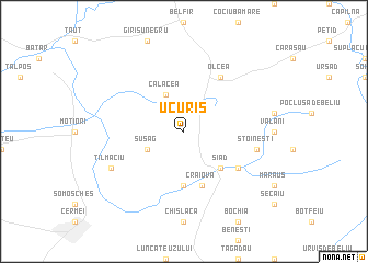 map of Ucuriş