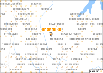 map of Udabokka