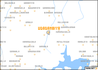 map of Udadambiya