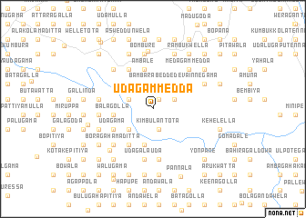 map of Udagammedda