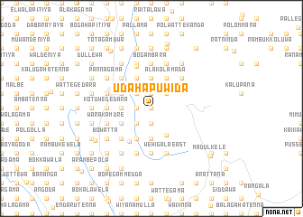 map of Uda Hapuwida