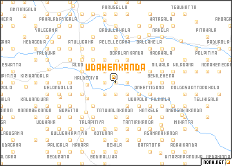 map of Udahenkanda