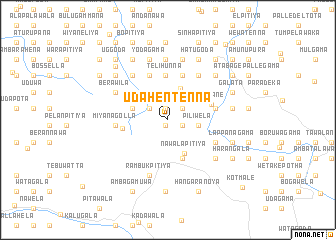 map of Udahentenna