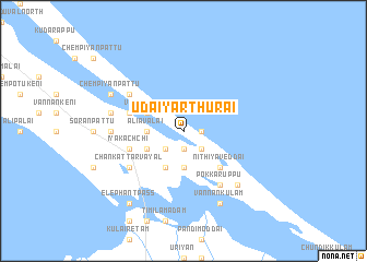 map of Udaiyarthurai