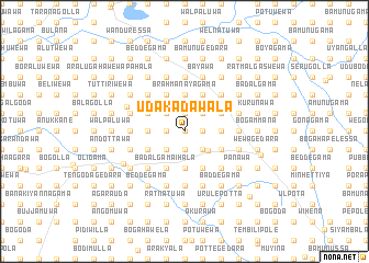 map of Udakadawala