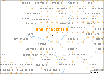 map of Udakendagolla