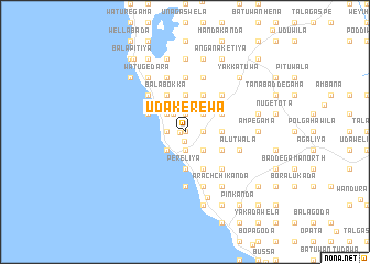 map of Udakerewa