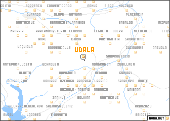map of Udala