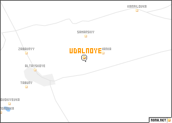 map of Udal\