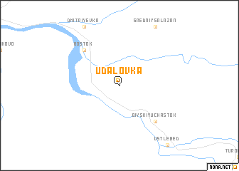 map of Udalovka