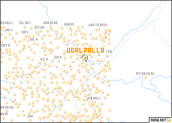 map of Udal Palla