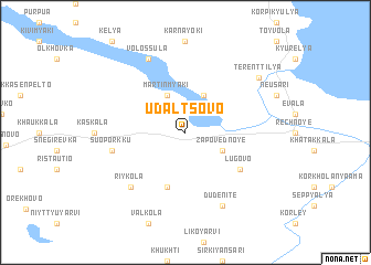 map of Udal\