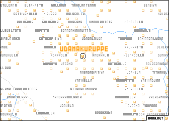 map of Uda Makuruppe