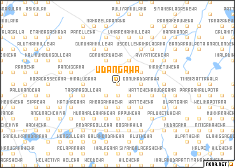 map of Udangawa