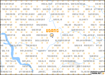 map of Udang