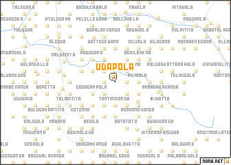 map of Udapola