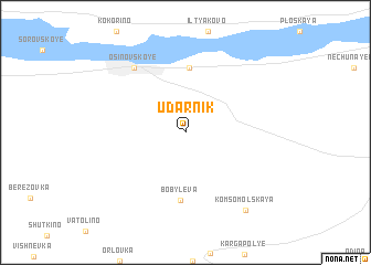 map of Udarnik
